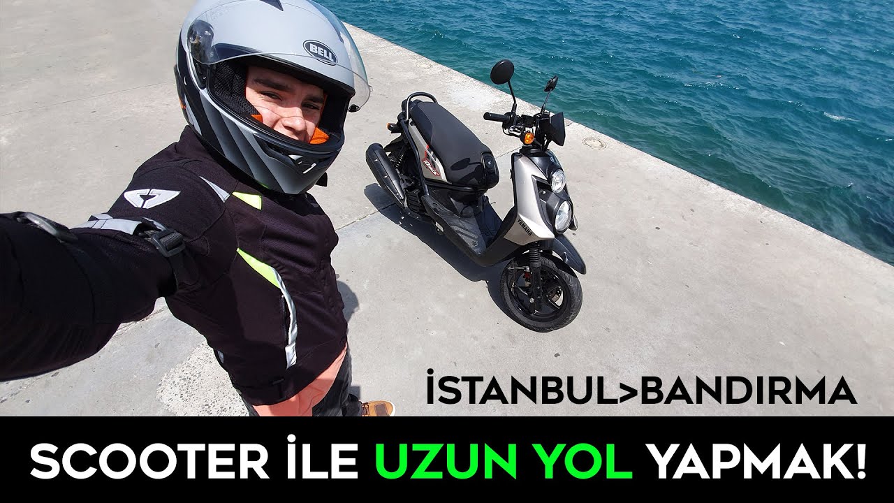Scooterla Uzun Yol Yapmak! 125cc motor, 300km yol.