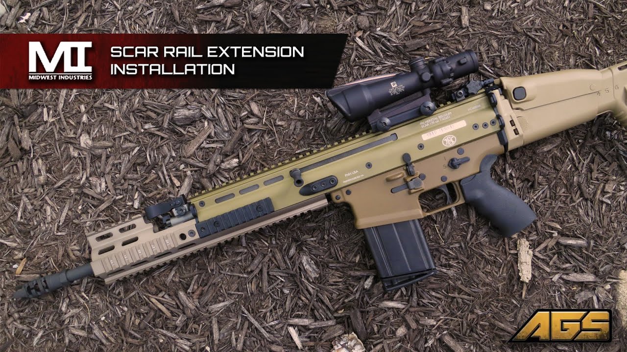 Midwest Industries SCAR Rail Installation
