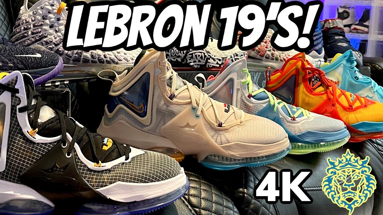 Lebron 19 Collection - Lebron 19 Tune Squad - Hardwood Classic - Christmas - Tropical - Lakers