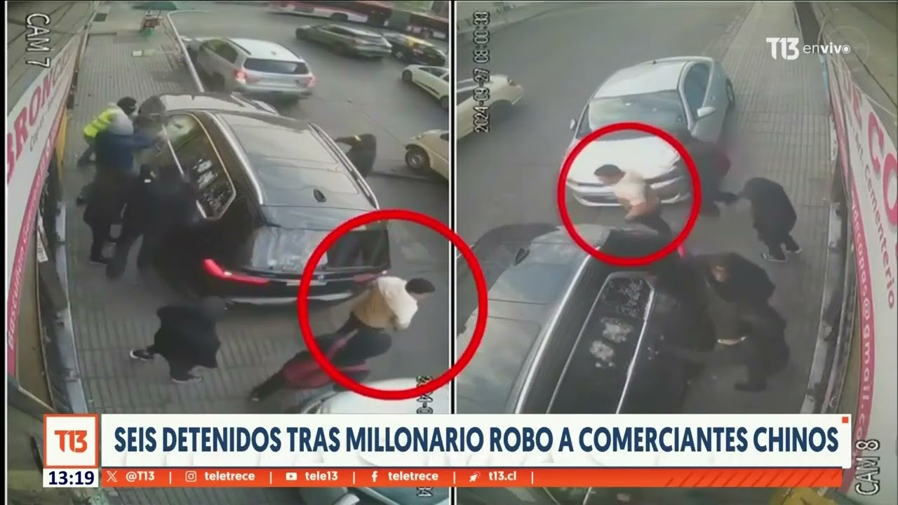 Seis detenidos tras millonario robo a comerciantes chinos