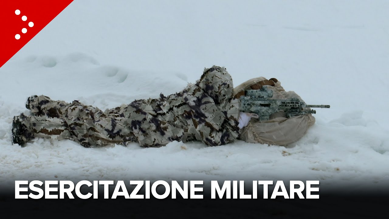 Val Pusteria, esercitazione militare sulla neve con droni e sensori moderni