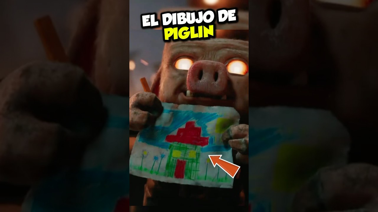 EL DIBUJO DE PIGLIN Y SU TRISTE FINAL #minecraft #minecraftmovie #piglin #peliculas