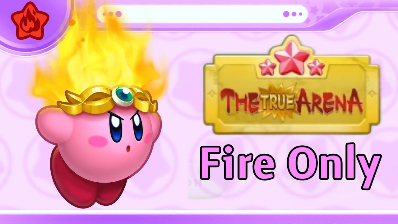 Kirby's Return to Dreamland Deluxe | The True Arena, Fire Only