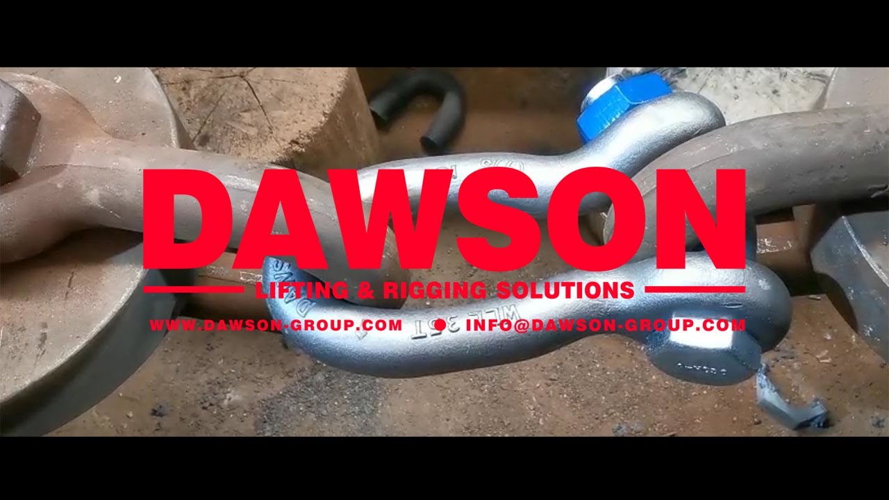 WLL 35T Heavy Duty Lifting Shackles Testing - Rigging Hardware Manufacturer Supplier