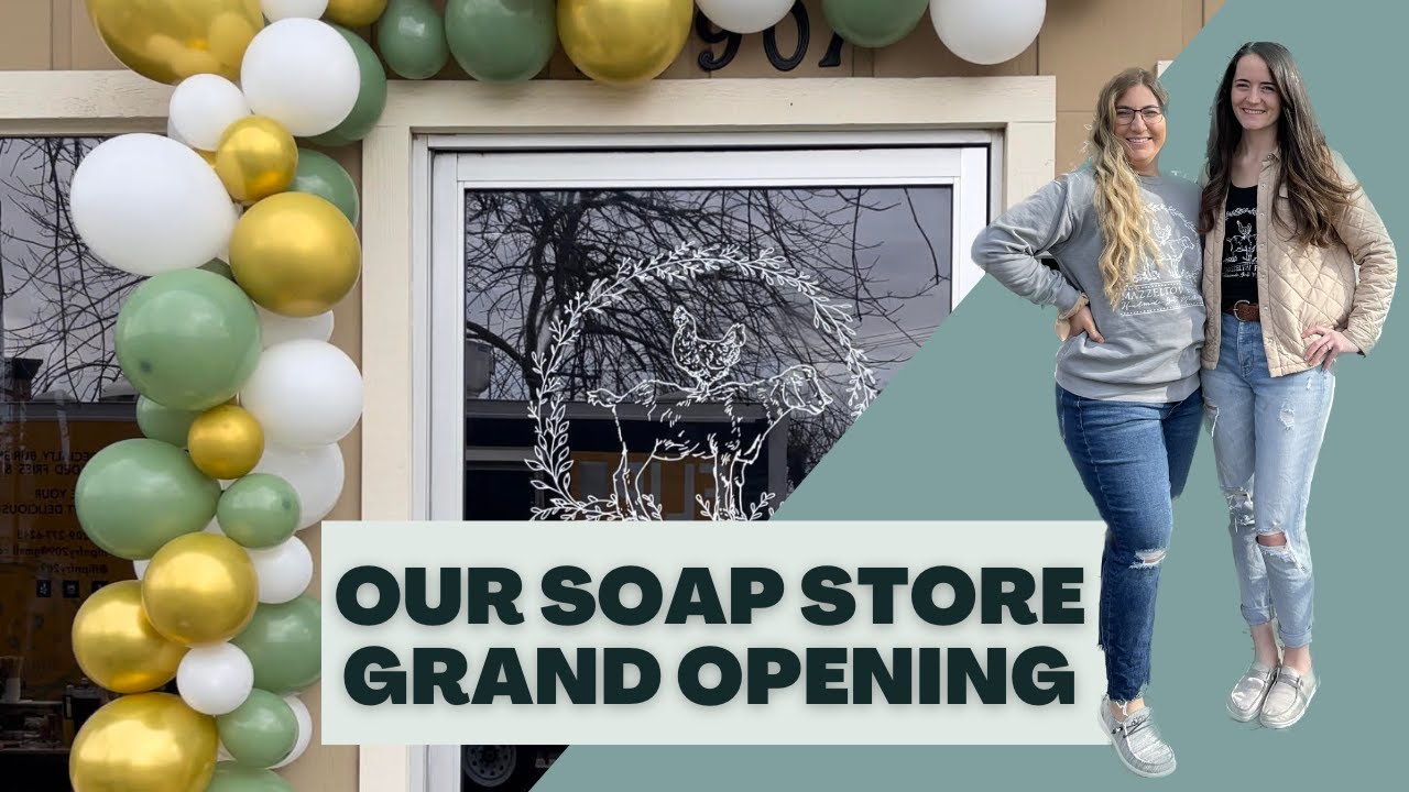 UNBELIEVEABLE Turnout at the Grand Opening of Our Soap Store!