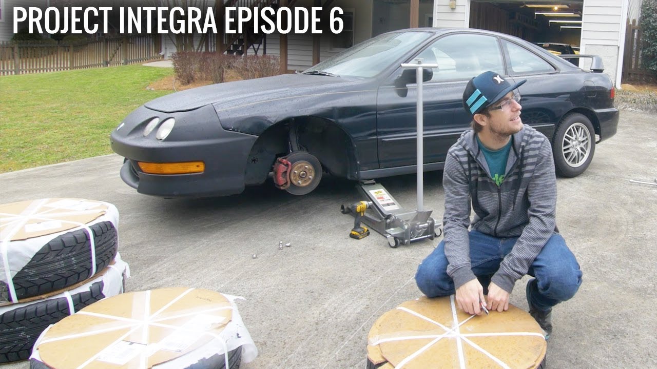 ACURA INTEGRA PROJECT Ep.6 - New Wheels and Stance!