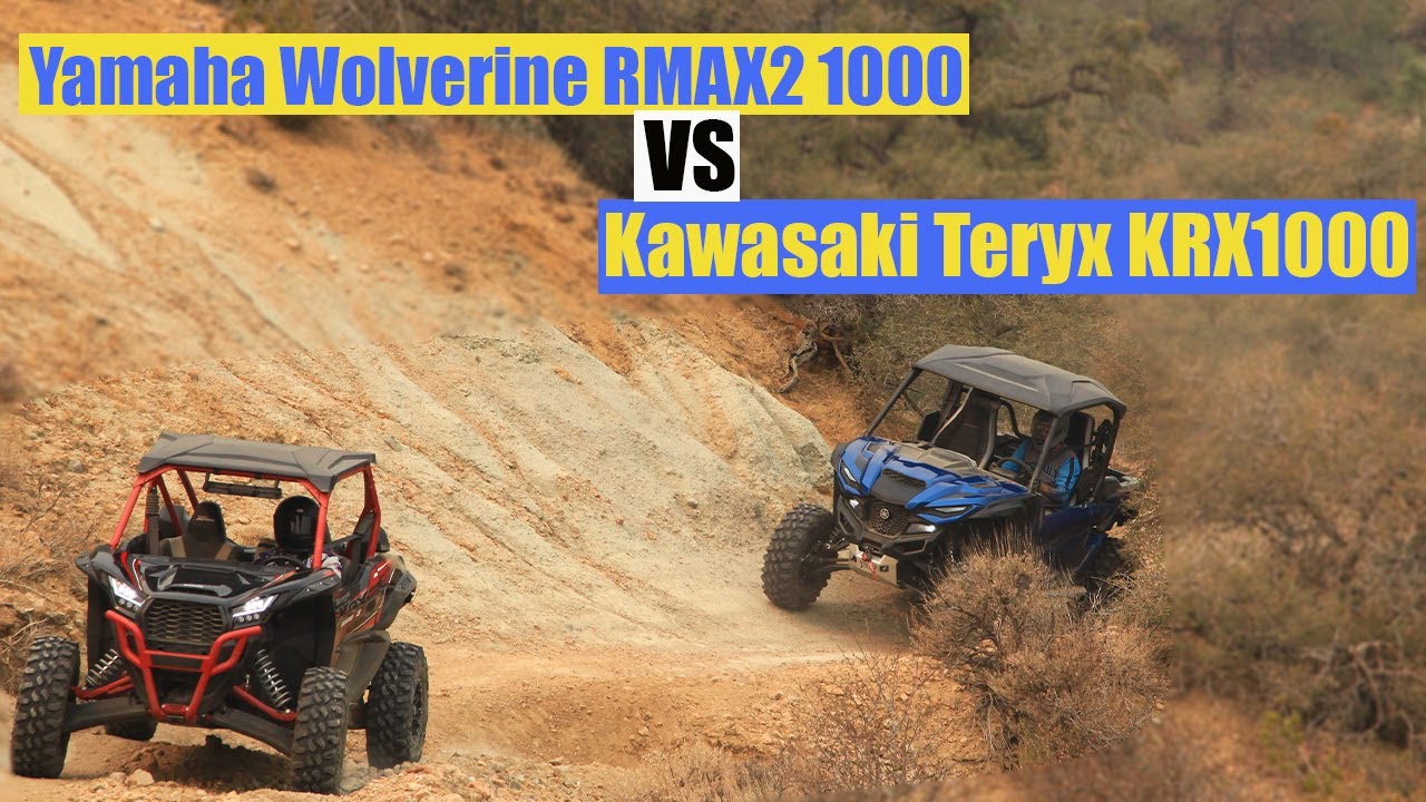 Yamaha Wolverine RMAX2 1000 против Kawasaki Teryx KRX1000 — перестрелка — журнал UTV Action