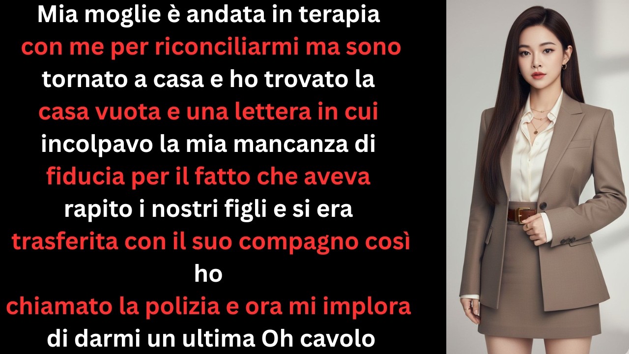 Mia Moglie Andò In Terapia Per Riconciliarci, Ma Tornai A Casa E Trovai Solo Una Lettera