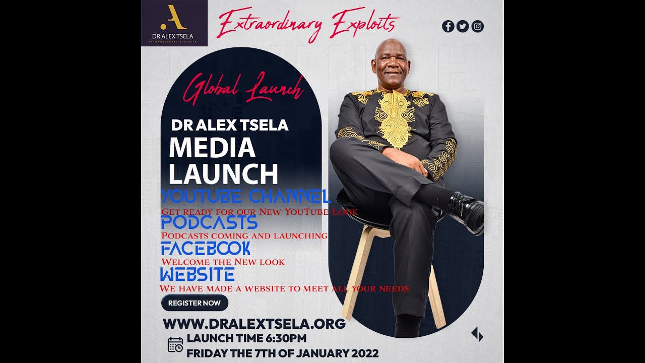 Dr Alex Tsela Global Launch