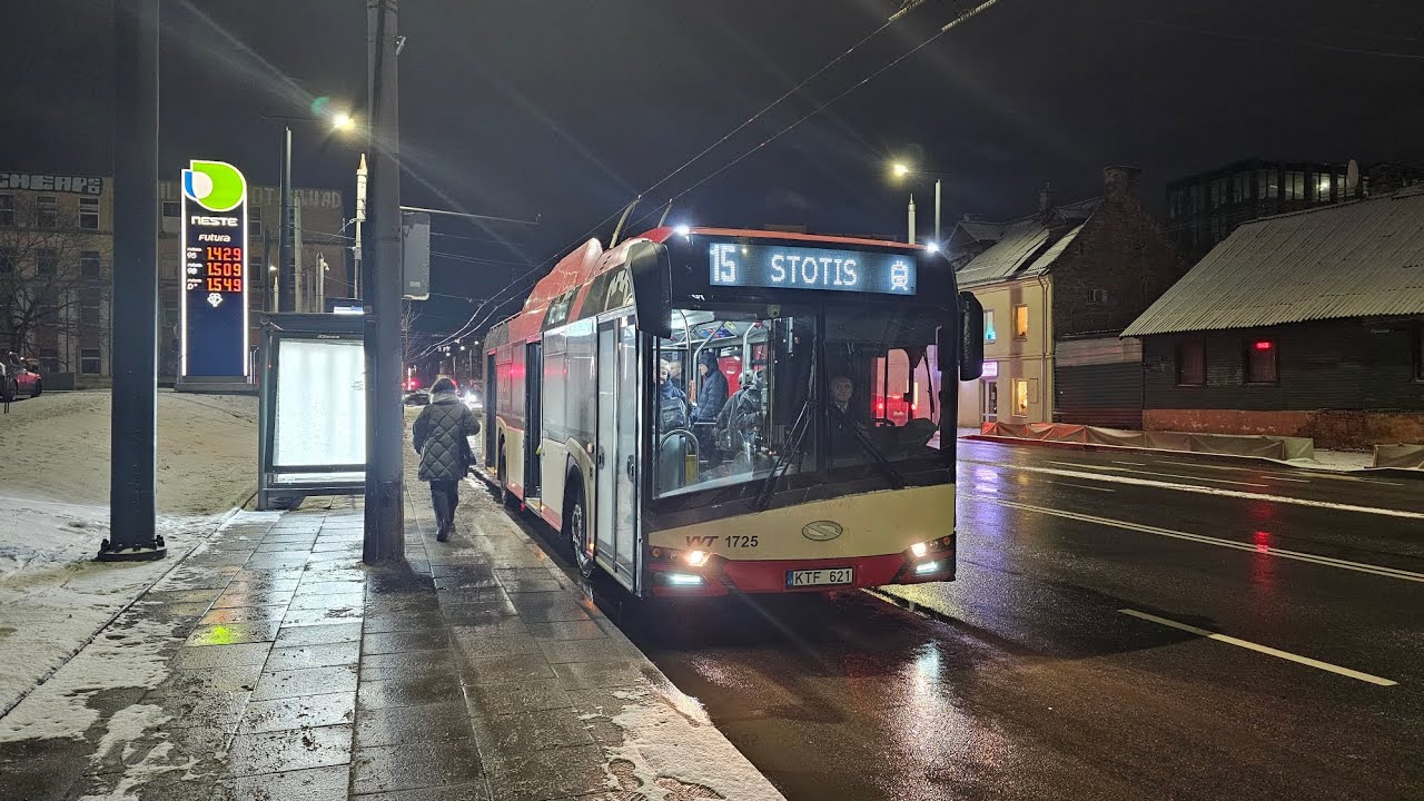 Solaris Trollino 12 IV #1725 (VVT Vilnius) [🚎15]