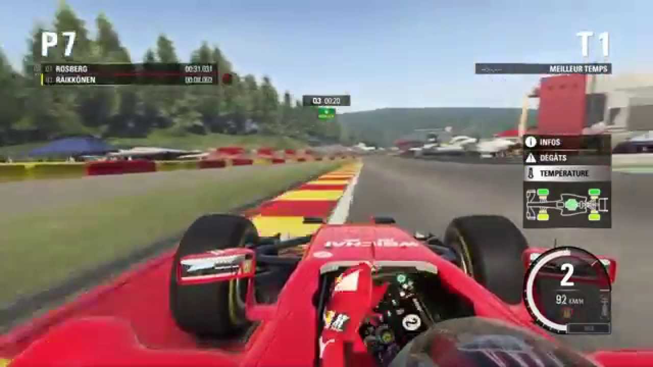 F1 2015 - Pole lap Spa-Francorchamps + race highlights