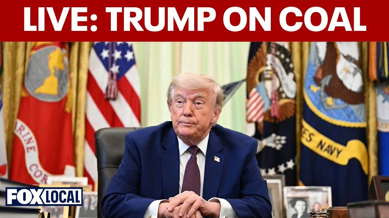 LIVE: Trump makes announcement on coal