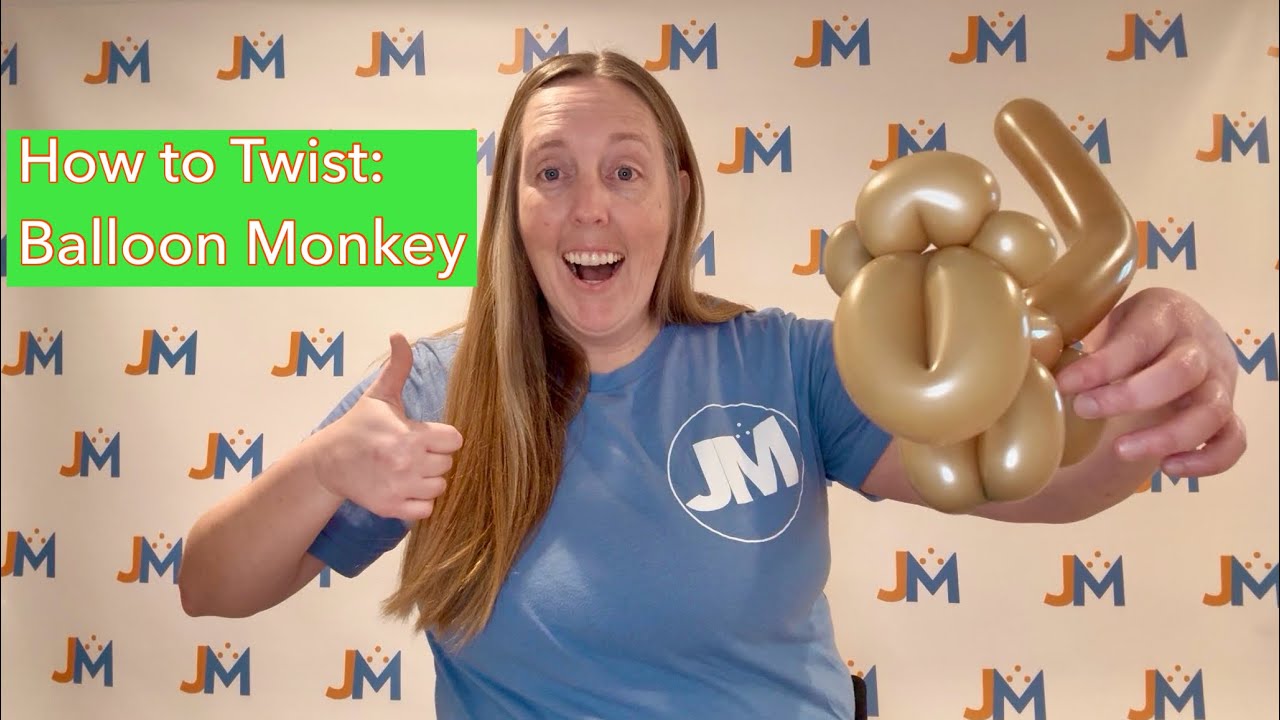 7. Balloon Monkey Tutorial - How to Twist a Balloon Monkey 