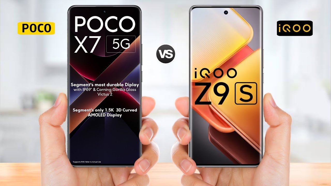 Poco X7 5g vs IQOO Z9s 5g || Full Comparison