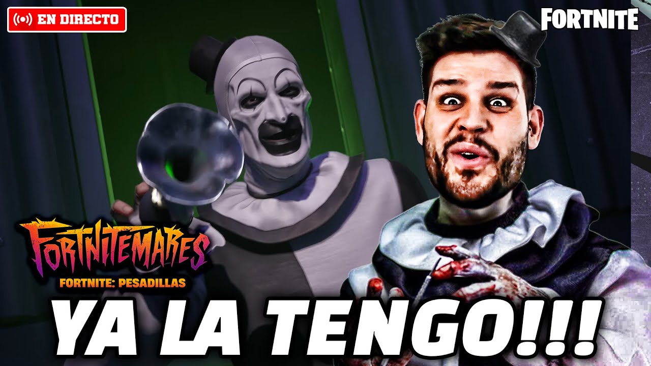 ✅JUGANDO EN EXCLUSIVA CON LAS NUEVAS SKINS DE🎃FORTNITEMARES🎃#epicpartner  #fortnite #directo #gaming