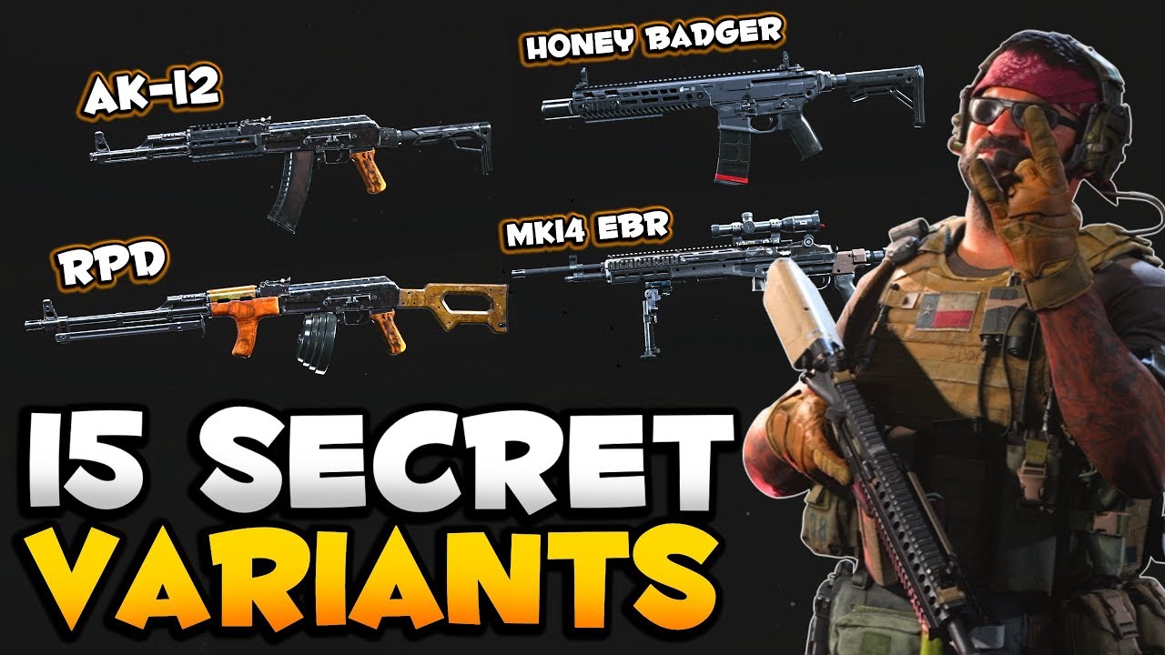 All 15 Secret Weapons in Modern Warfare | Every Known Hidden Variants