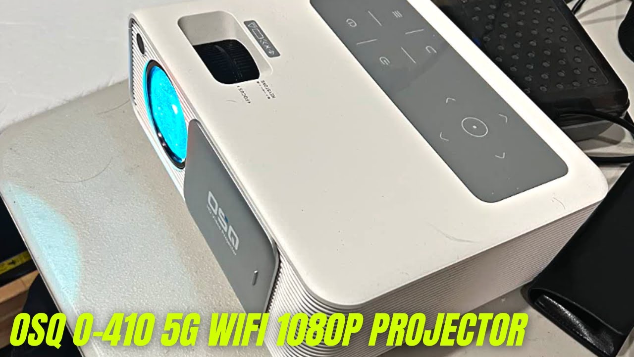 Обзор и инструкция по использованию проектора OSQ O-410 5G WiFi 1080P с поддержкой 4K | Видеопроектор для домашнего кинотеатра