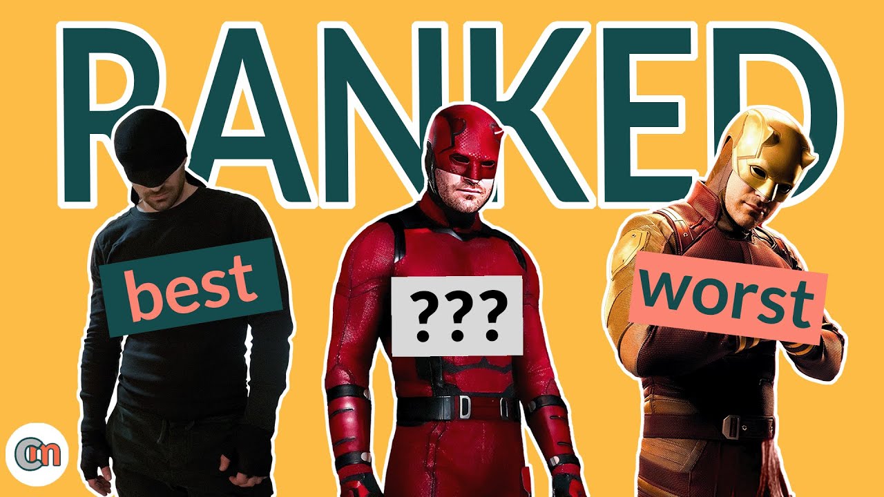 Ranking all 8 Live-Action Daredevil Suits/costumes