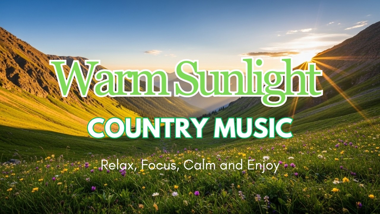 Warm Sunlight | 4K Feel Good Country Acoustic – 2 Hours Morning Coffee Under Warm Sunlight ☀️☕