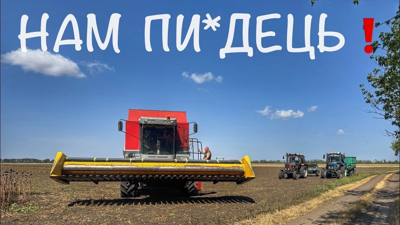 Початок жнив соняшнику 🌻З таким врожаєм довго не протягнеш❗️