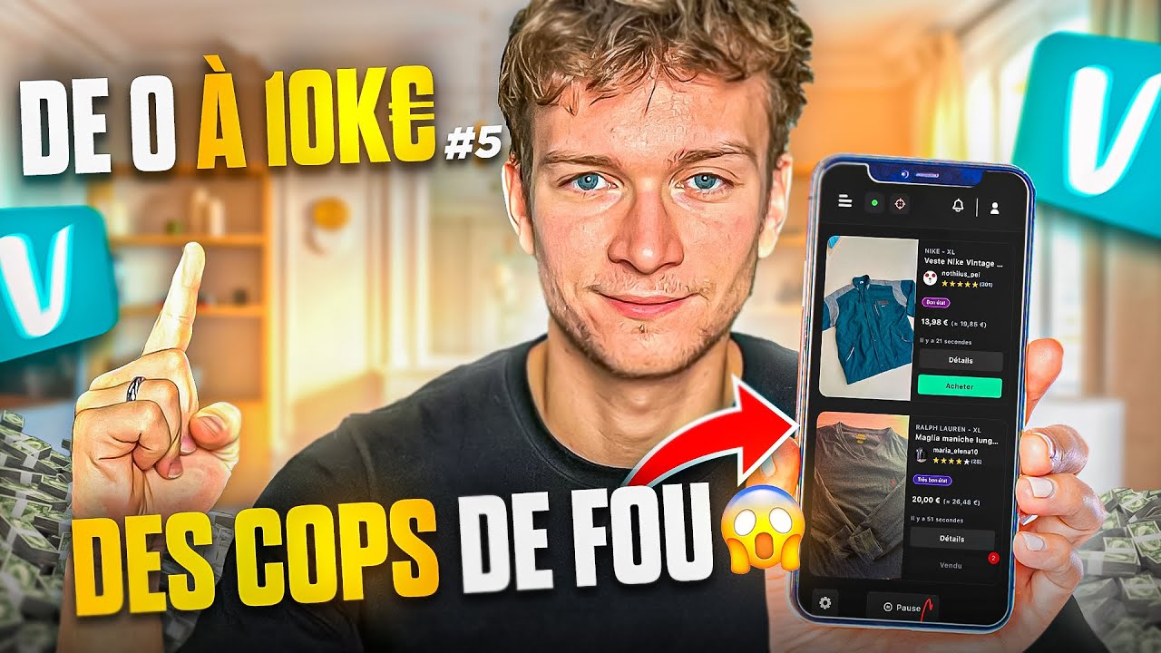 Je vais Gagner Beaucoup d'Argent Grâce à ce Bot Vinted ! (0 à 10k€ ep5)