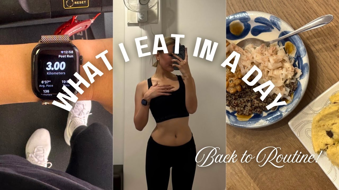 Getting Back to Routine | What I Eat in a Day to Stay in Shape  - 1日の食事🌱元バレエダンサーの食事の秘訣