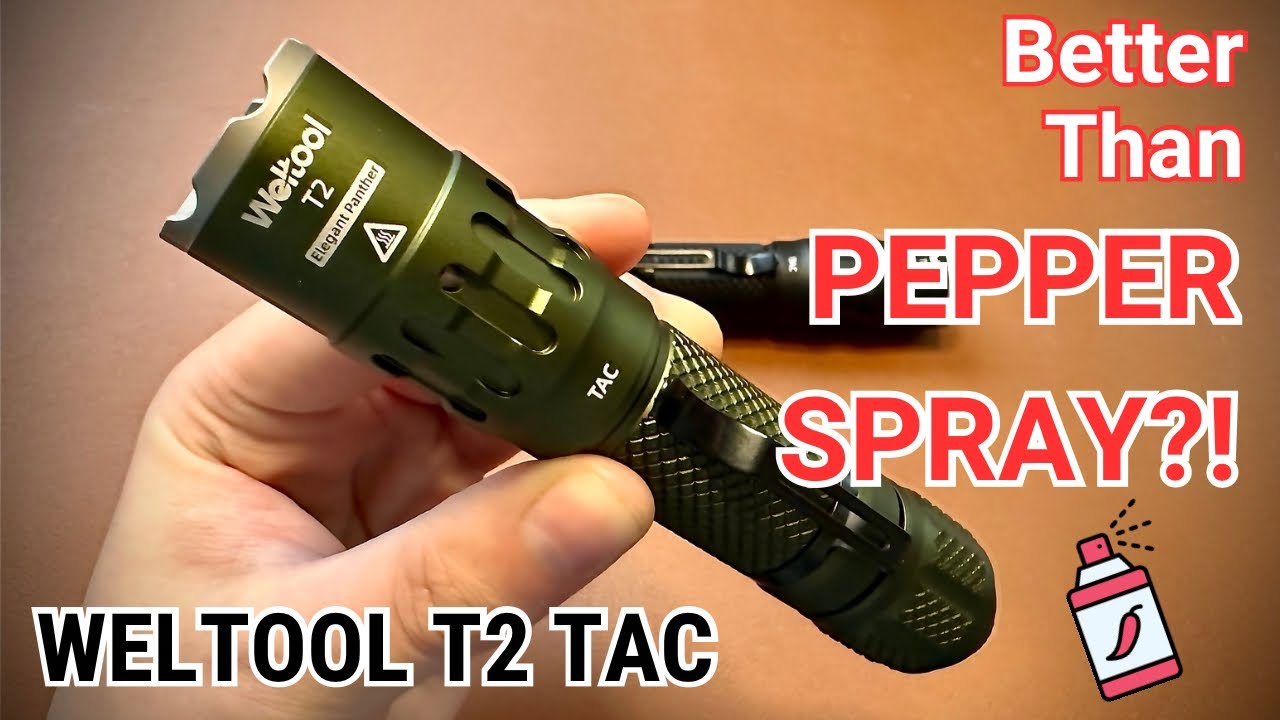 INSANE Tactical Flashlight Built For Self Defense - Unboxing and Overview of the Weltool T2 Tac