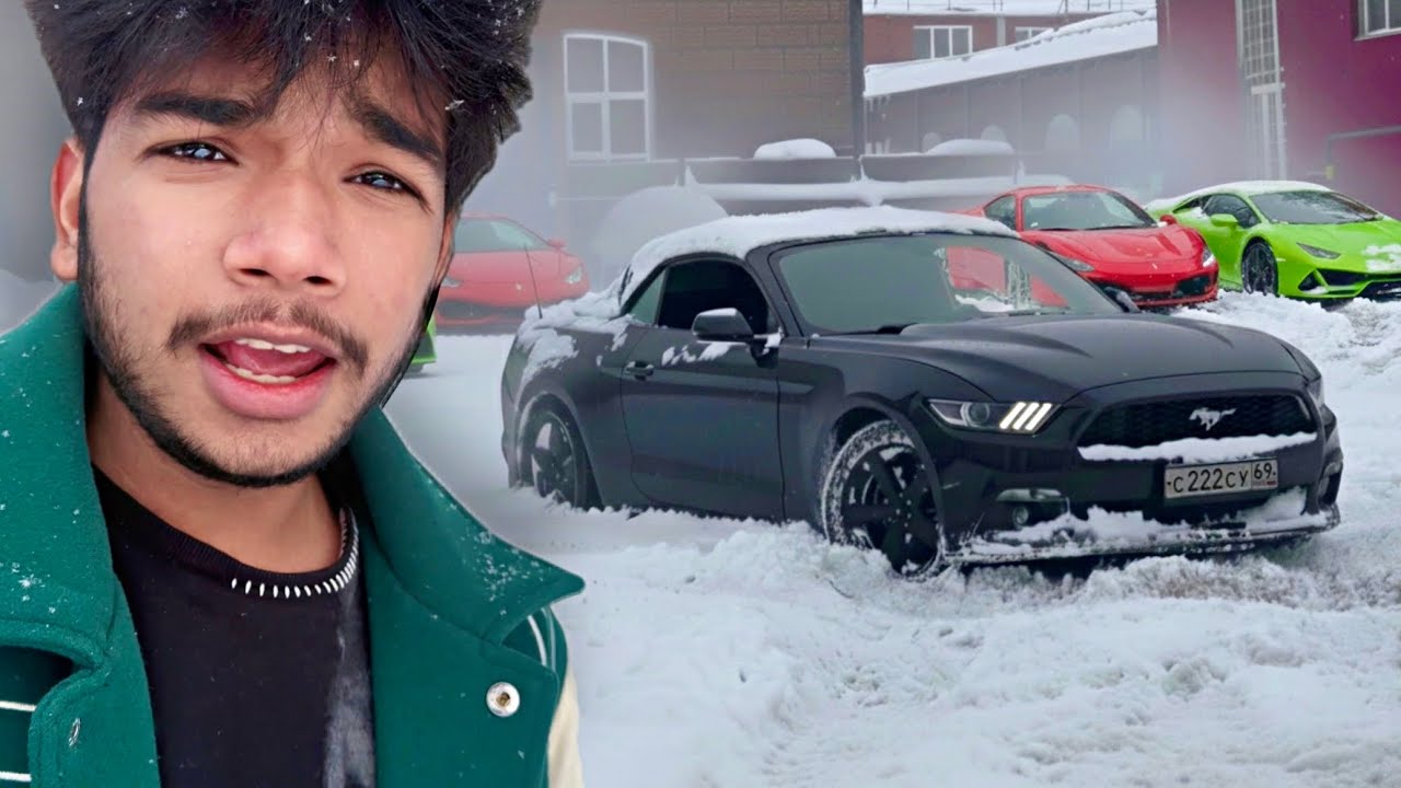 Missing India in Russia 💔 | Mustang Snow Me Phas Gayi (Worst Day)