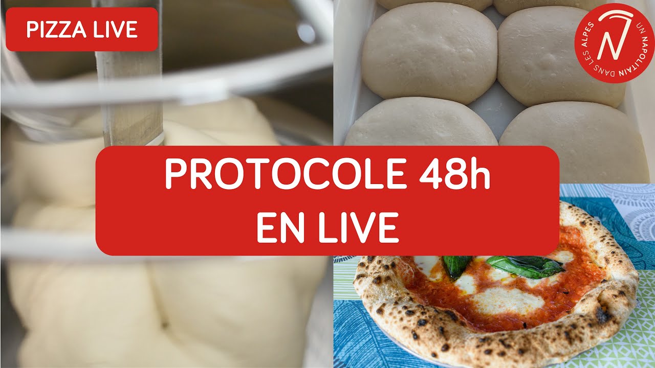 Protocole 48h pour pizza napolitaine en live - Ep.2 Boulage