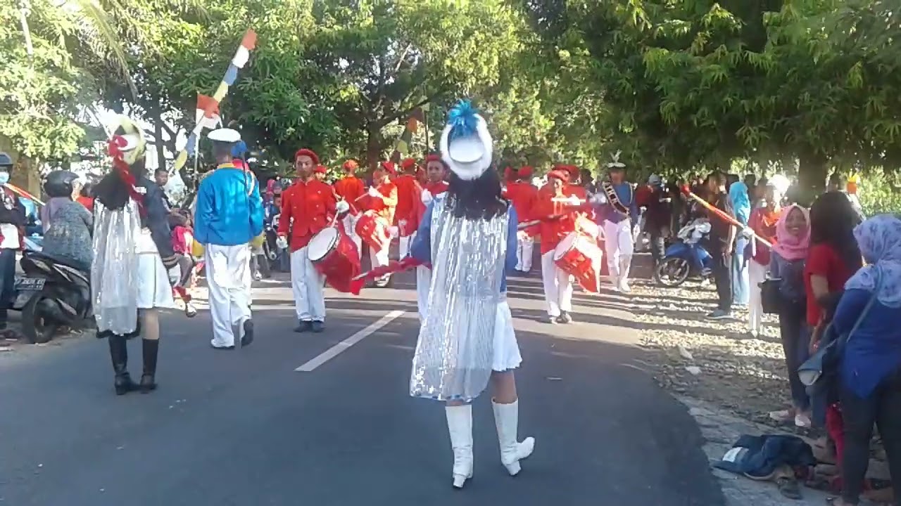 Drumband SMK N 2 Pengasih | STM N Wates | Karnaval Kemerdekaan RI | 20 Agustus 2016