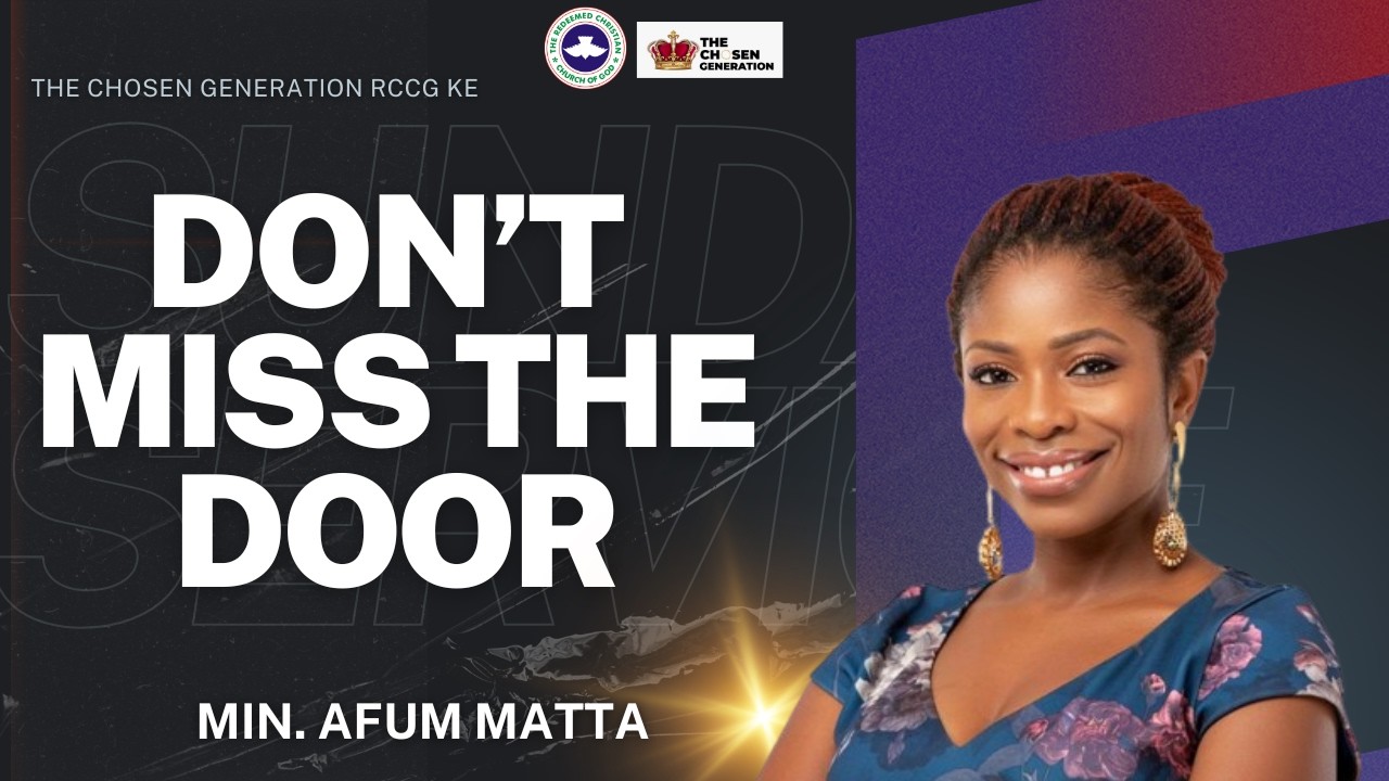 WHICH DOOR ARE YOU AT? 🚪. 8th  FEBRUARY 2025 || MINISTER AFUM MATTA