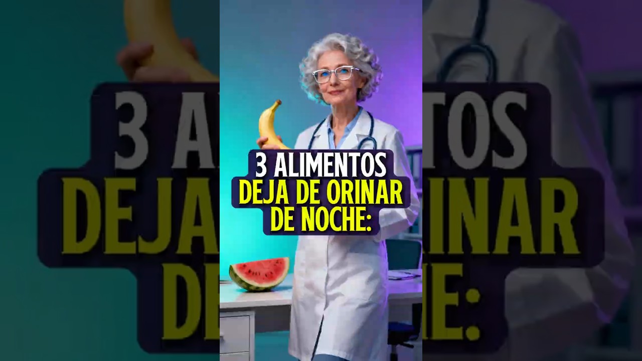 DEJA de ORINAR de NOCHE: Estos 3 ALIMENTOS CAMBIAR&Aacute;N tu VIDA - #alimentacion #comerbien #salud