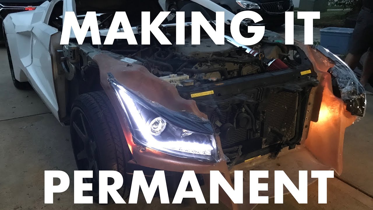 VAYDOR BUILD PT 41(Permanently bonding the body, gas line, headlights, door hinge, Rear windshield)