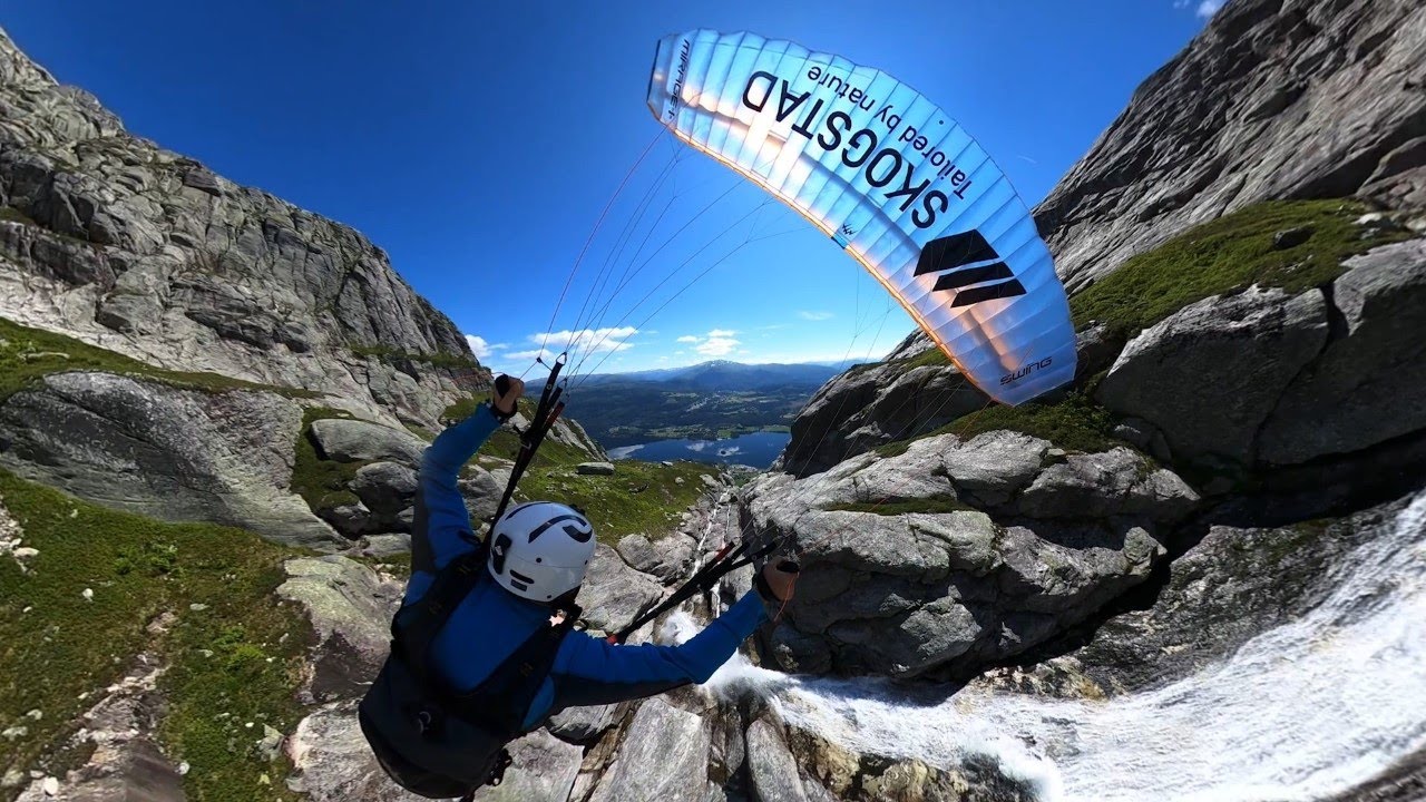 Speedflying Lønahorgi, Voss, Norway