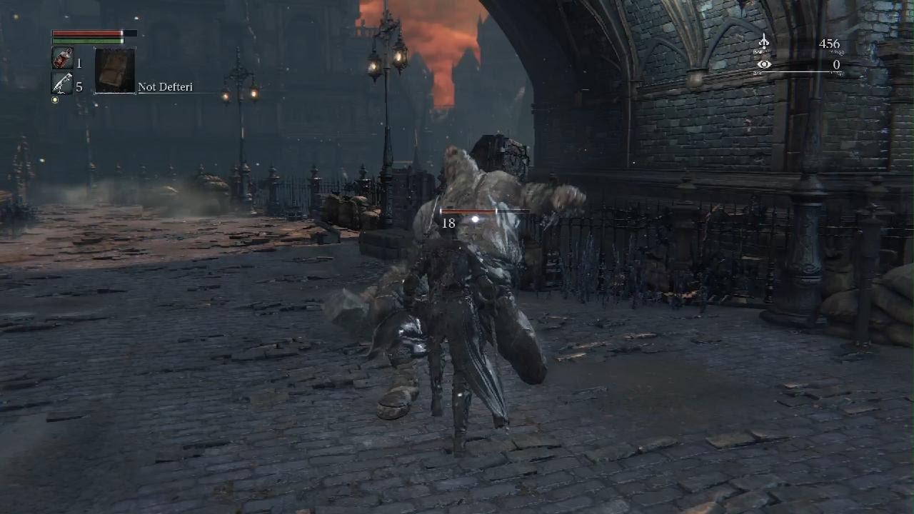Bloodborne Father Gascoigne Boss Fight