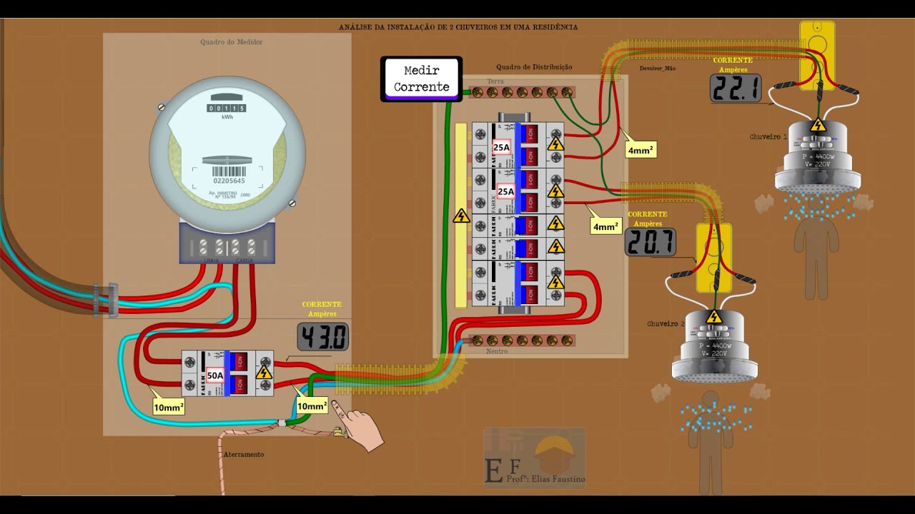 Instalando 2 Chuveiros em uma Residência - AULA2