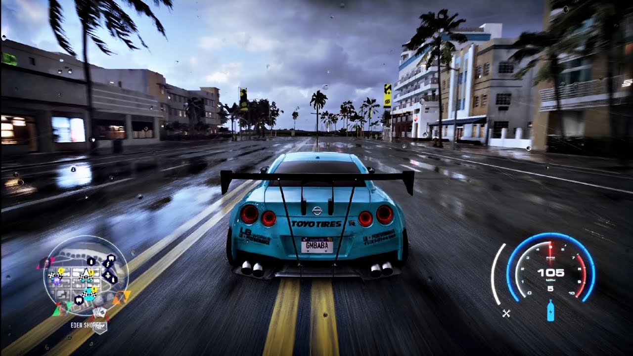 Need For Speed Heat ||Gameplay 1080p 60fps||Asus Tuf ||GmBaba|| #automobile  #nfsheat #nissangtr
