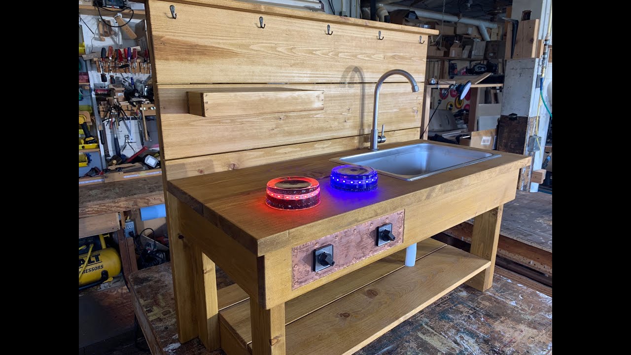 Making the Ultimate Mud Kitchen for my Daughter for Outdoor Playtime