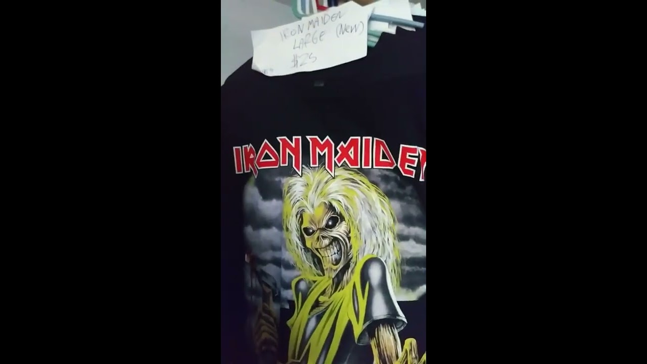 Official Licensed Iron Maiden Tshirts at Full Contact Rock N Roll