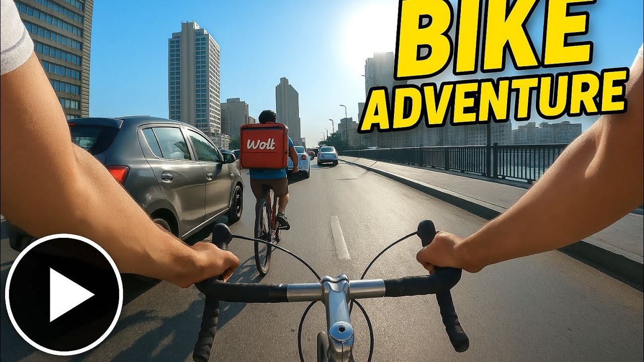 اطول زحام مرورى بشوارع القاهرة 🚴❤️
