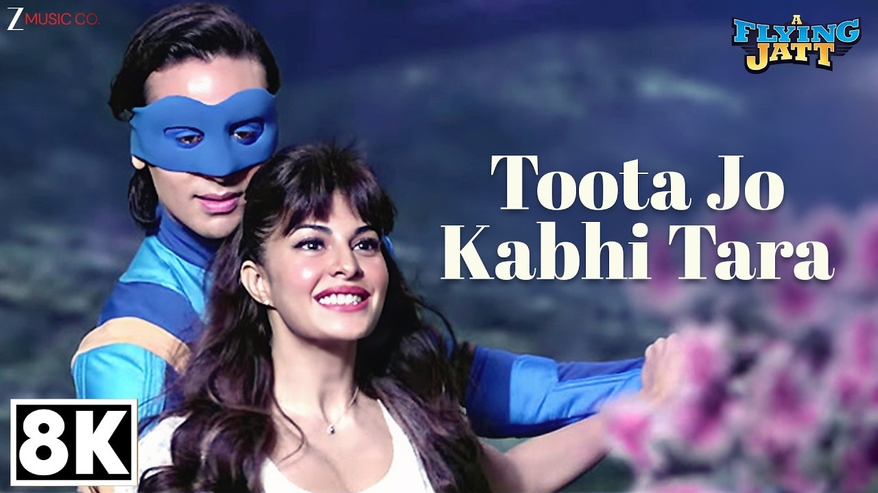 Toota Jo Kabhi Tara 8K Video | A Flying Jatt | Tiger Shroff, Jacqueline | Sumedha K | Sachin Jigar