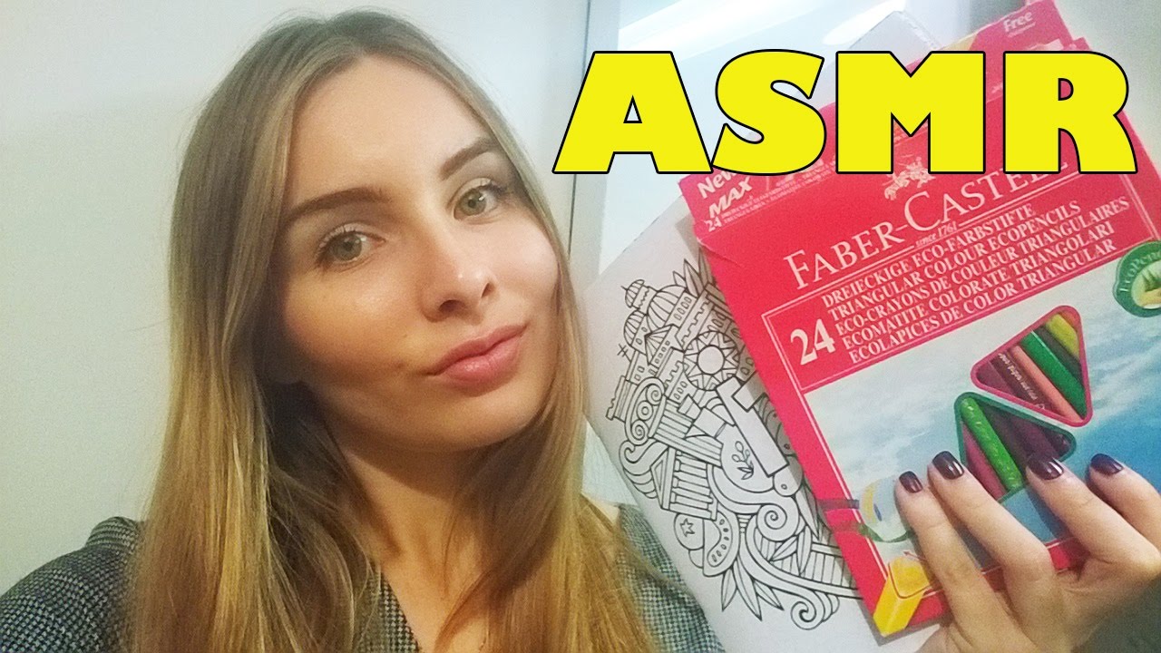 Порисуй со мной! АСМР 1 ЧАС релакса/Раскраска Russian ASMR coloring