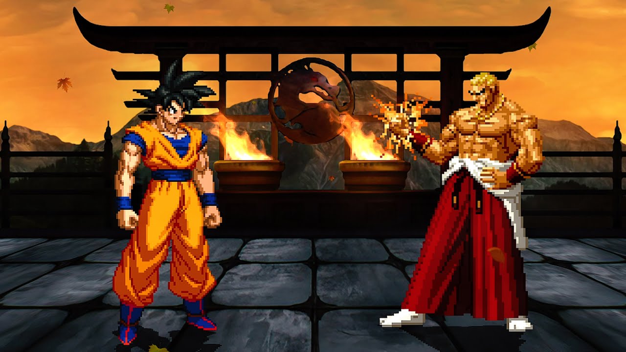 Goku Vs. Geese Howard - Hakkyokuseiken