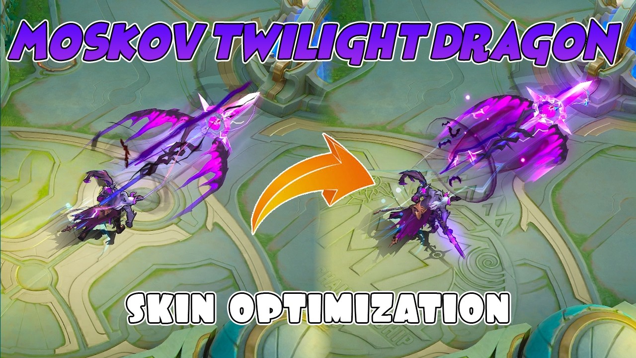 Moskov Optimized Twilight Dragon Luckybox Skin VS OLD Skill Effects