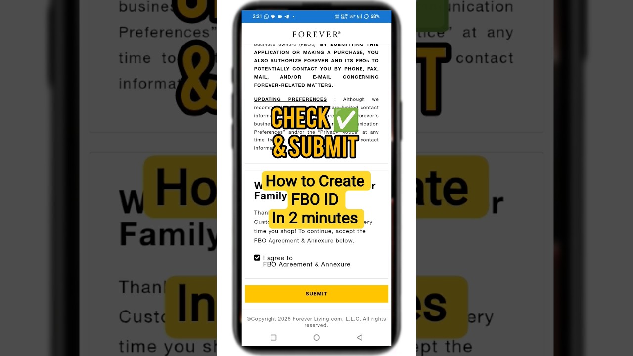 Mobile Se Forever FBO ID Kaise Banaye? in 2 minutes (2026)| Full Step-by-Step Registration Guide ENG