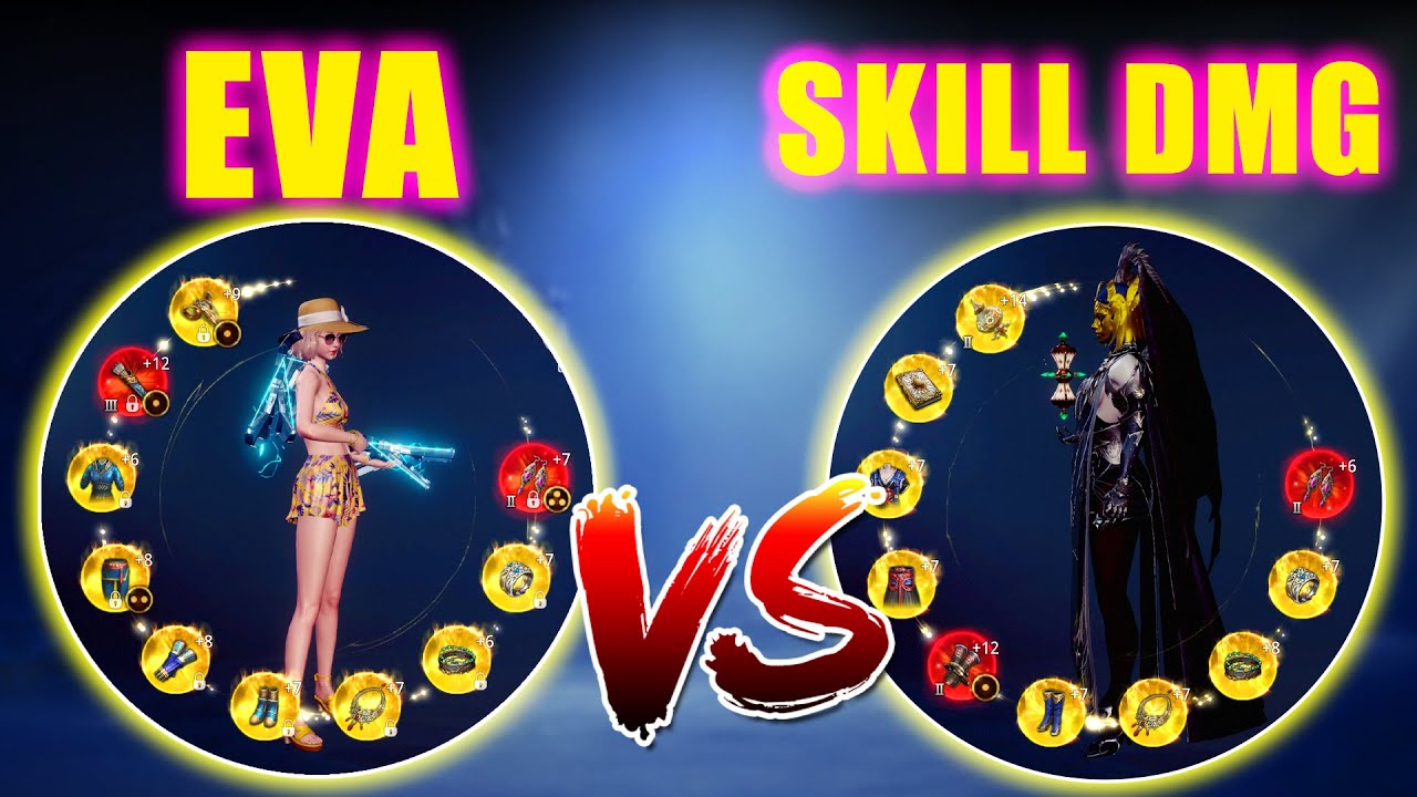 MIR4 PvP: 1v1 EVA Arbalist vs Skill DMG Darkist – Dodge vs Burst!