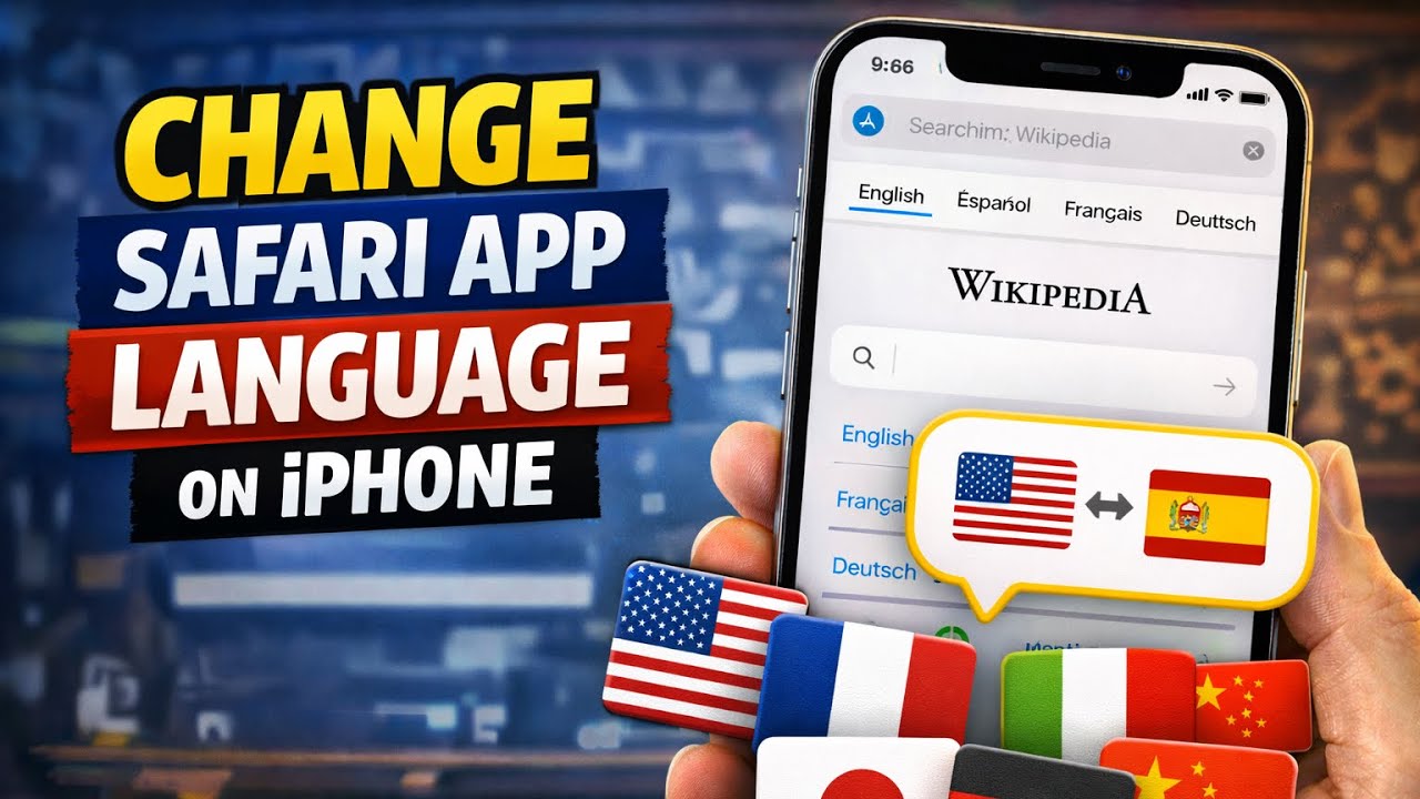 How To Change Safari App Language on iPhone