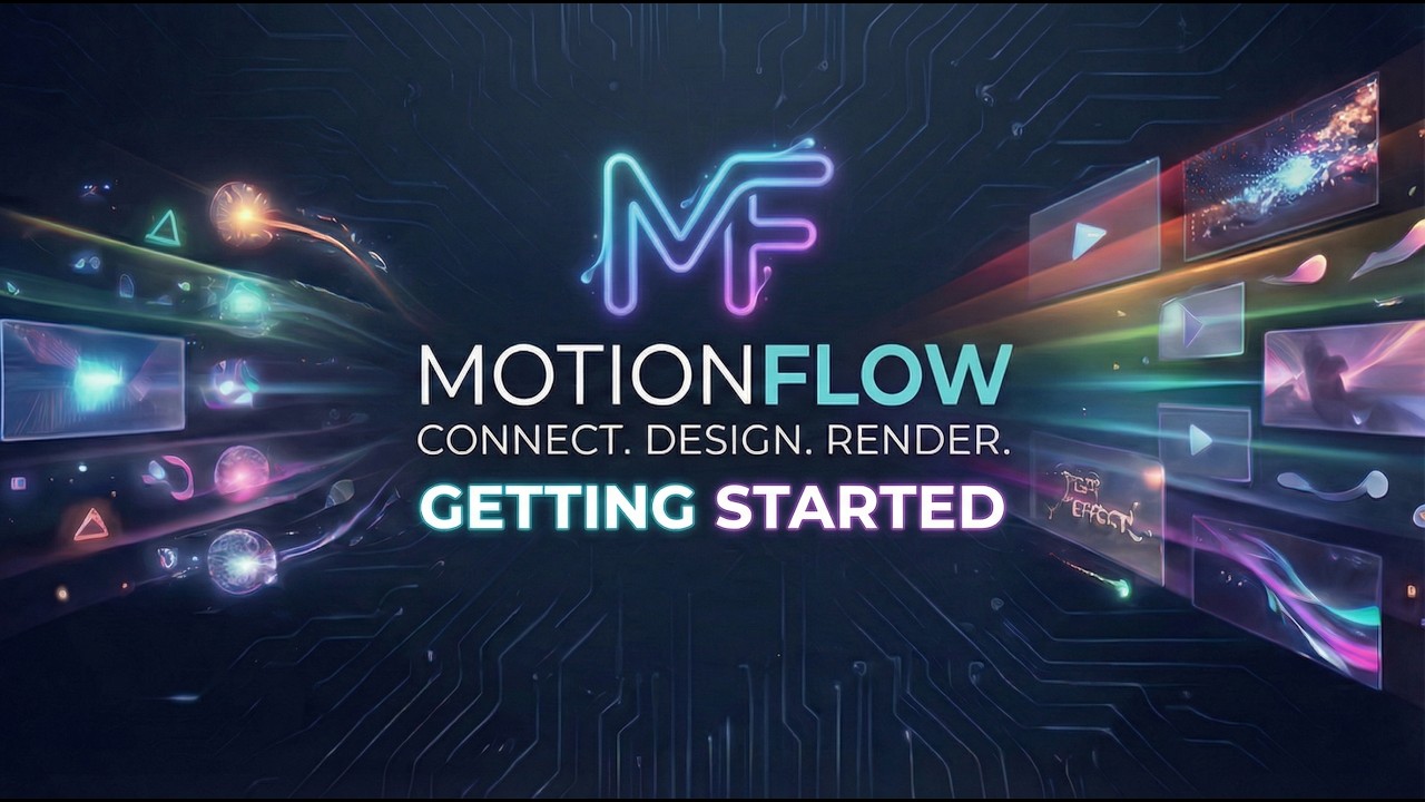 Начало работы с Motion Flow для After Effects