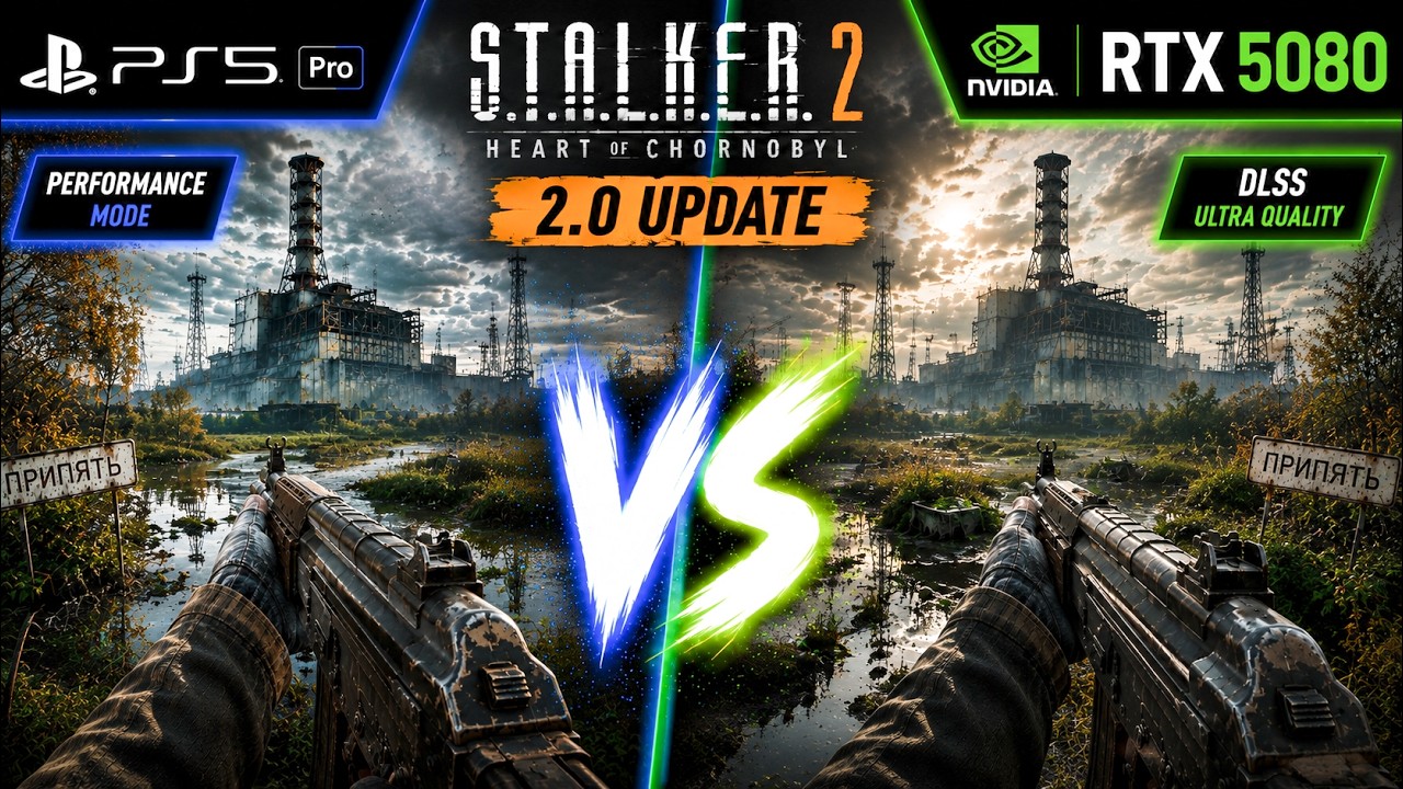 PS5 PRO vs PC RTX 5080 | STALKER 2 (2.0 update) | Visuals & Performance  Comparison 4K