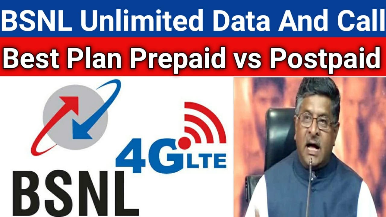 BSNL Unlimited Data and Call | BSNL Prepaid vs Postpaid | Best Plans